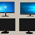 Modern Computer Monitor Desktop Computer Monitor Display 3d model