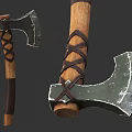 Axe Medieval Axe Game Axe Cartoon Axe Axe Weapon Axe Medieval Axe Game Axe Axe Medieval Axe Game Axe 3d model