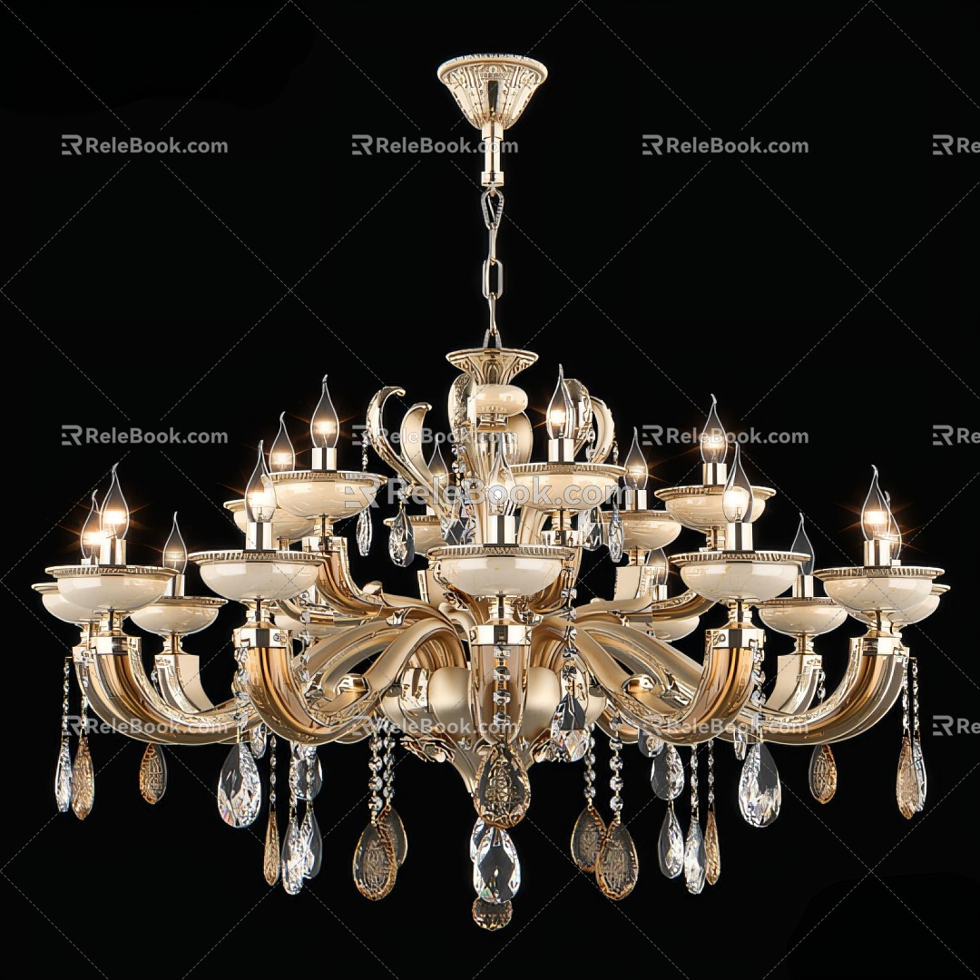 European Chandelier Lamps model