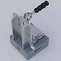Manual Operation Industrial Equipment With Metal Frame Lever Handle And Sturdy Square Base
