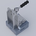 Online burning fixture production equipment 3d model