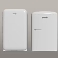 Sleek Modern White Refrigerators And Freezers With Compact Design For Home Use