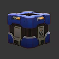 Modern Box Science Fiction Box Science Fiction Box 3d model