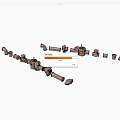 Plumbing Pipe Fittings and Components Including Elbows Valves and Connectors