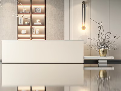 Front Desk 3d model