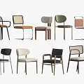 Stylish Dining Chairs In Various Modern Styles With Upholstered Seats Wooden Frames