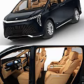 Sleek Black Car With Modern Exterior Design And Tan Leather Interior Seats