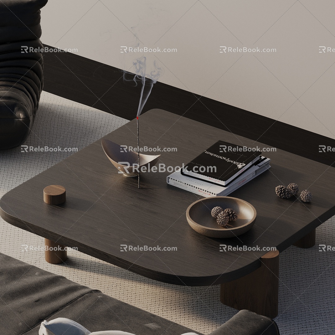 Modern coffee table 3d model