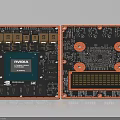 Industrial NVIDIA Jetson Circuit Board With Front And Back Components And Interface Chips