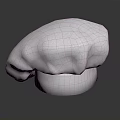 White Professional Chef Hat For Kitchen Chefs And Cooking Staff Daily Use