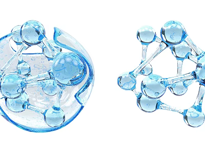 DNA molecular structure biological chain molecular chain chemical gene chain 3d model