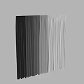 Elegant Textured Curtains in Black Gray and White for Modern Home Window Decor