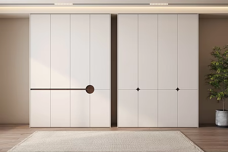 Simple wardrobe 3d model