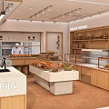 Modern Log Cake Shop Log Cake Shop 3d model