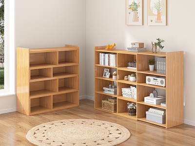 Modern Bookcase Storage Rack Bookcase model