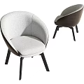 Modern Minotti Single Sofa 3d model