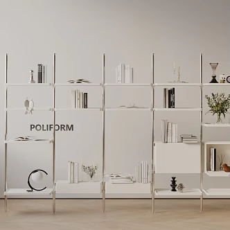 Modern Bookshelf 3d model