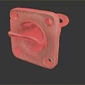 Durable Metal Hardware Tool With Square Plate Four Holes And Hook Design