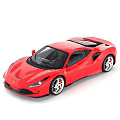 Red Ferrari Sports Car With Sleek Design Alloy Wheels And Modern Exterior