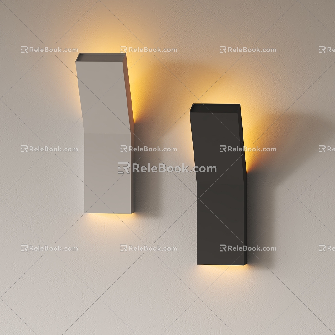 Modern wall lamp 3d model