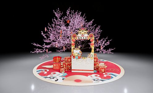 new chinese style 3d model