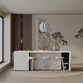 Modern table combination 3d model
