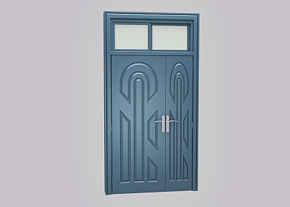 Modern child-mother door size double door 3d model