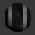 Black White Gray Police Helmet Featuring POLICE Label And B343