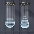 Modern Hanging Crystal Chandeliers With Spherical And Teardrop Shaped Elegant Light Fixtures