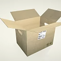 Open Recyclable Cardboard Storage Box For Daily Household Use With Label