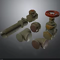 Industrial Plumbing Pipe Fittings Including Valve Elbow Tee And Flange Components