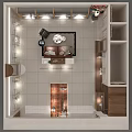 Elegant Modern Women Clothing Store Interior Design With Fine Display Mannequins And Wooden Clothing Racks