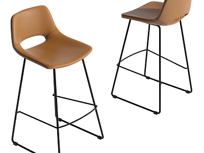 Modern Bar Chair 3d model