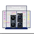 Casarte F2 Washer Dryer Combo Exhibition Booth Featuring Modern Design And Functions