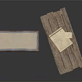 Small And Large Wooden Home Tables With Paper On Top Surface