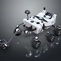 Modern Mars Rover With Robotic Arm And Scientific Instruments For Space Exploration 3d model