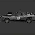 Futuristic Modified Armored Car With Red Interior Black Silver Paint And Roof Equipment