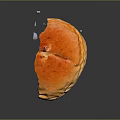 Juicy Bitten Beef Burger With Golden Brown Soft Bun Tender Meat On Dark Surface