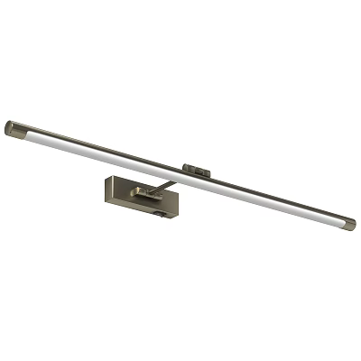 Modern Linear Wall Light With Brushed Brass Finish And LED Strip For Indoor Lighting 3d model