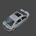 Destroyed car 3d model