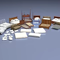 Various Double Bed Designs With Wooden Metal Frames Headboards And Mattress Accessories