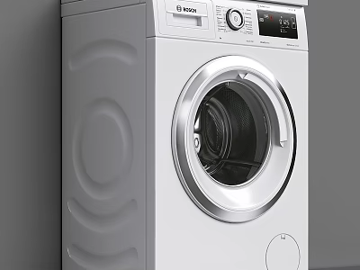 Bosch washer dryer home appliances Bosch washer dryer drum washing machine 3d model