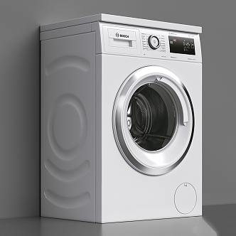 Bosch washer dryer home appliances Bosch washer dryer drum washing machine 3d model