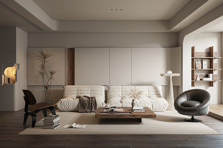 The Silent Living Room 3d model