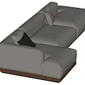 Wind Multiplayer Sofa 3d model