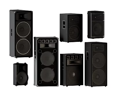 modern sound stage sound 3d model