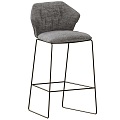 New Nordic Fabric Bar Chair 18 3d model