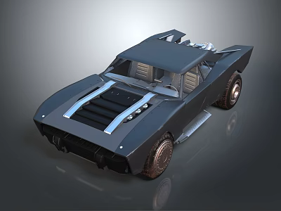 Modern sports car sci-fi sports car sci-fi racing 3d model