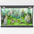 Fish tank 3D model 3d model