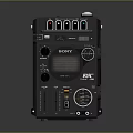 Sony Professional Electronic Device With LCD Screen Interface Ports And Control Knobs